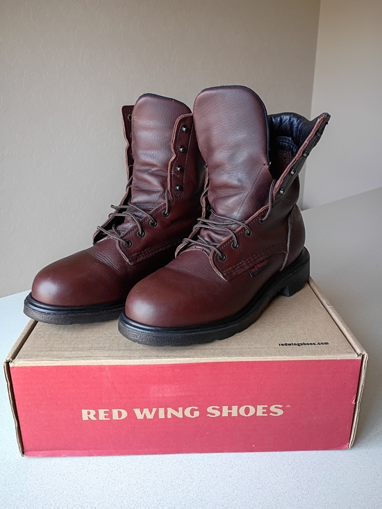 Red Wing Other - Red Wing 608 Men's Size 8D Brown Leather Work Boots USA Made Barely Worn